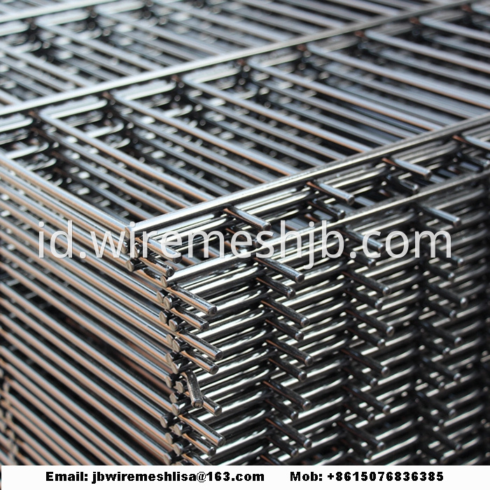 Powder Coated Double Wire Mesh Fence Panels